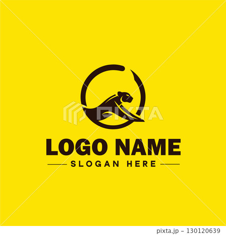 Cheetah animal logo and icon clean flat modern minimalist business and luxury brand logo design editable vector Cheetah animal logo and icon clean flat modern minimalist business and luxury brand logo design editable vector 130120639