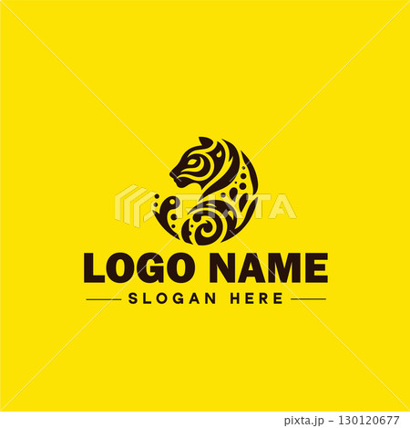 Cheetah animal logo and icon clean flat modern minimalist business and luxury brand logo design editable vector Cheetah animal logo and icon clean flat modern minimalist business and luxury brand logo design editable vector 130120677