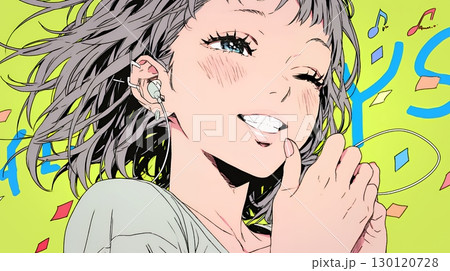 満面の笑みでYesと言っている若い女性