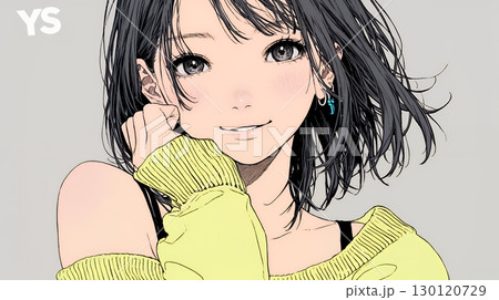満面の笑みでYesと言っている若い女性