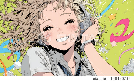 満面の笑みでYesと言っている若い女性