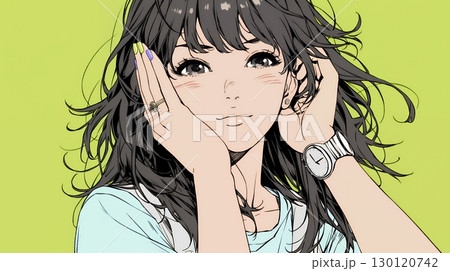 満面の笑みでYesと言っている若い女性