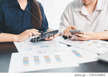 Business meeting, data analytics or women with graph presentation in office. Chart, analysis accounting team brainstorming economy, inflation or solution. business project finance investment concept. Business meeting, data analytics or women with graph presentation in office. Chart, analysis accounting team brainstorming economy, inflation or solution. business project finance investment concept. 130120865