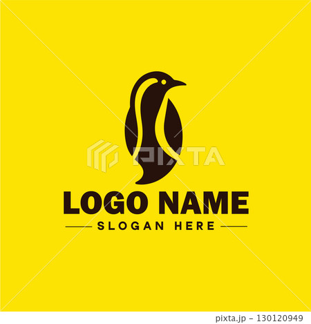 penguin logo and icon clean flat modern minimalist business and luxury brand logo design editable vector penguin logo and icon clean flat modern minimalist business and luxury brand logo design editable vector 130120949