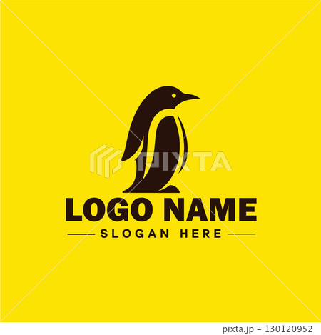 penguin logo and icon clean flat modern minimalist business and luxury brand logo design editable vector penguin logo and icon clean flat modern minimalist business and luxury brand logo design editable vector 130120952
