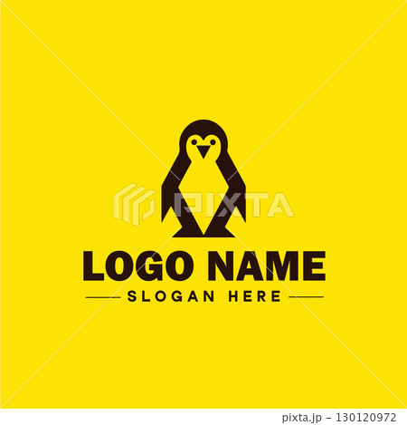 penguin logo and icon clean flat modern minimalist business and luxury brand logo design editable vector penguin logo and icon clean flat modern minimalist business and luxury brand logo design editable vector 130120972