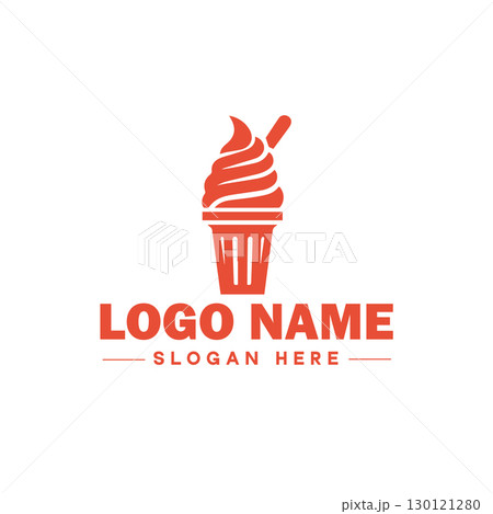 restaurant, bar, coffee shop, bbq, bakery, cafe, food logo and icon symbol clean flat modern minimalist business logo design editable vector 130121280