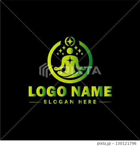 Health logo clinic medical wellness fitness spa yoga sports logo and icon symbol clean flat modern minimalist business logo design editable vector 130121796