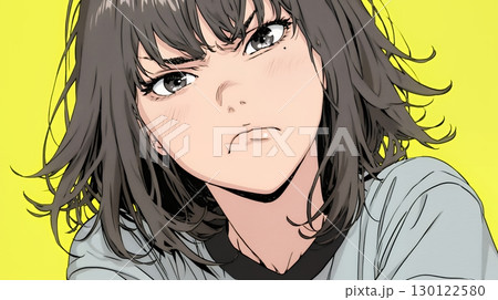 Noという表現を思いっきり顔に表しているる女性