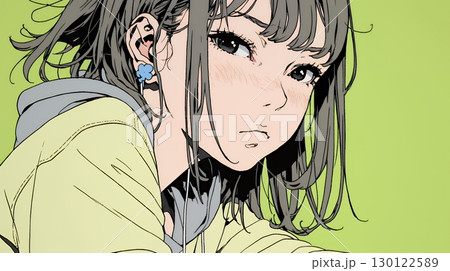 Noという表現を思いっきり顔に表しているる女性
