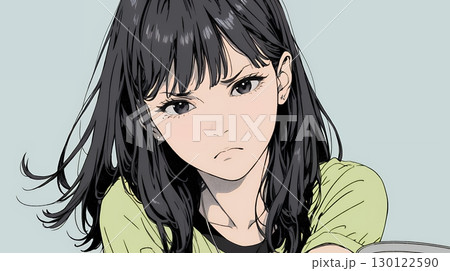 Noという表現を思いっきり顔に表しているる女性