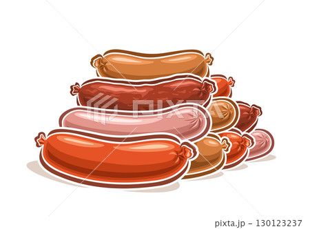 Vector logo for Fresh Sausages Vector logo for Fresh Sausages 130123237