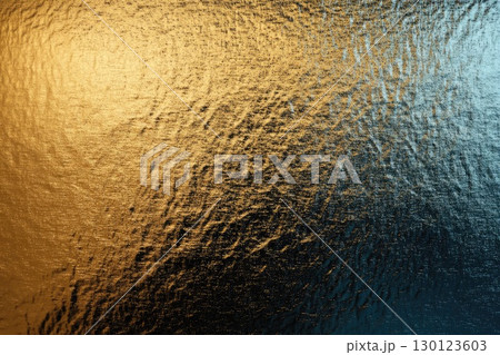 Abstract Textured Background in Gold and Blue Tones 130123603