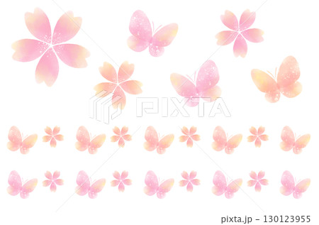桜と蝶々 130123955