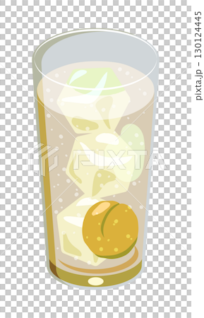 倒入玻璃杯的梅子酒酸味插圖 130124445