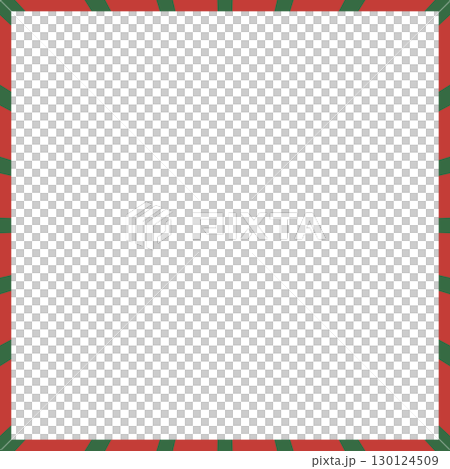 Striped frame, striped pattern, background, Christmas colors, square size 130124509