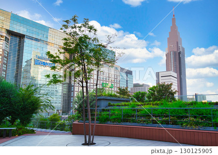 新宿バスタから望む夏空に浮かぶ雲 ドコモタワー 新宿バスタから望む夏空に浮かぶ雲 ドコモタワー 130125905