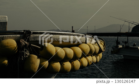 Japanese fishing boat in the harbor Japanese fishing boat in the harbor 130126147