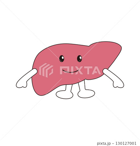 肝臓のキャラクター 130127001
