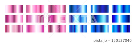 Hologram gradient set with metal frame textures 130127040