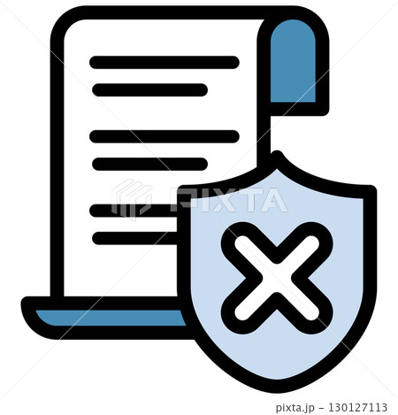 イラストアイコン素材セット:クロスマークドキュメントファイル119 イラストアイコン素材セット:クロスマークドキュメントファイル119 130127113