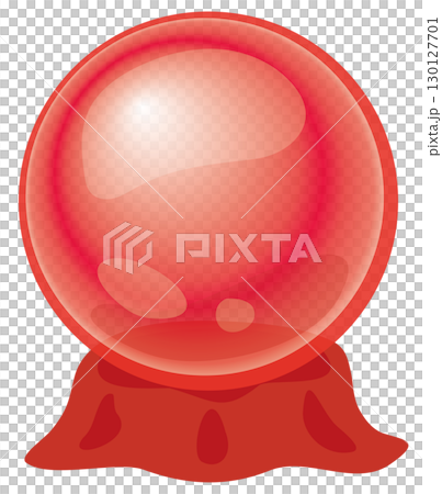 Red crystal ball Red crystal ball 130127701