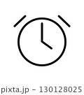 時計　アラームのアイコン 130128025