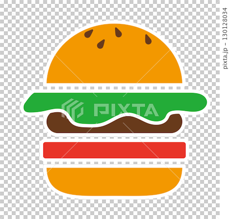 漢堡包向量插圖素材 漢堡包向量插圖素材 130128034
