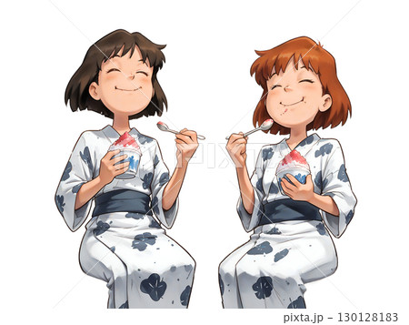 浴衣と氷と笑顔で描く夏の物語 130128183