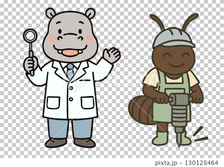 河馬牙醫與勤奮的螞蟻 130128464