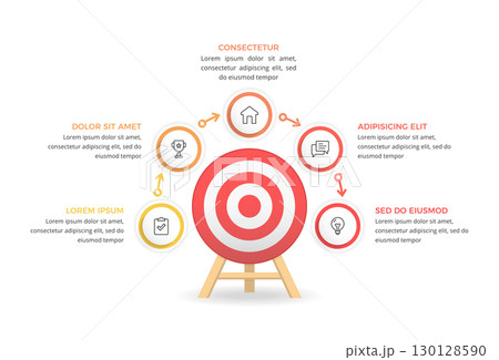 Target Business Infographic Design Target Business Infographic Design 130128590