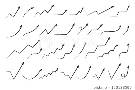 Hand Drawn Arrows Collection Hand Drawn Arrows Collection 130128599
