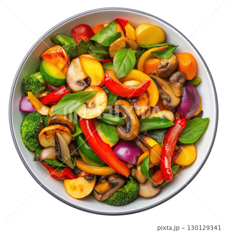 Stir Fried Vegetables 130129341