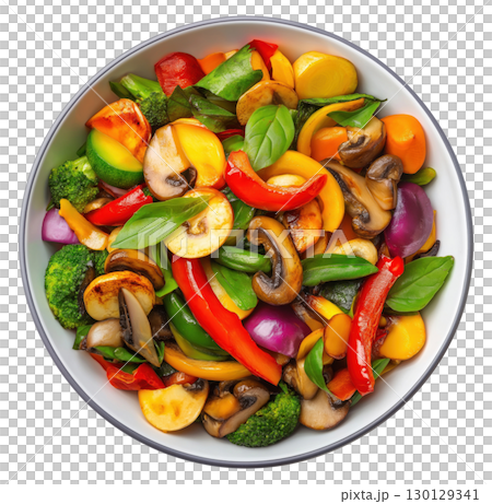 Stir Fried Vegetables 130129341