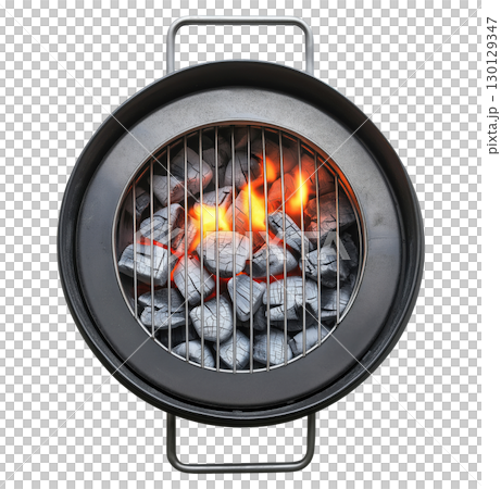 Round Grill with Coal Round Grill with Coal 130129347