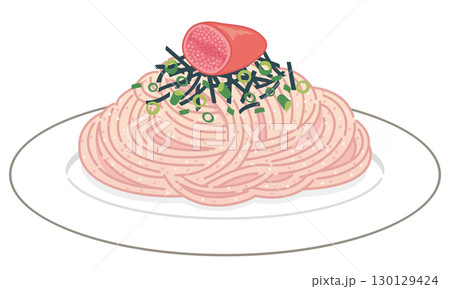 明太子パスタ（フォークなし） 130129424