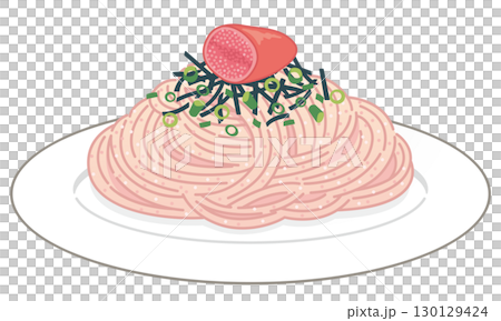 明太子パスタ（フォークなし） 130129424