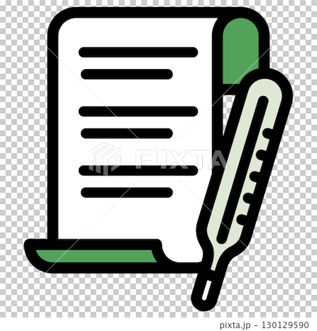 插圖圖示素材:醫療文件216 插圖圖示素材:醫療文件216 130129590