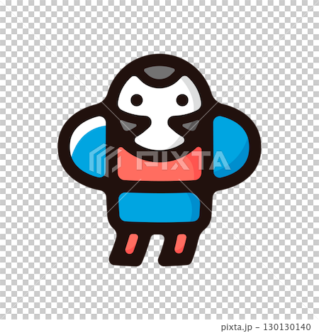 風箏插圖圖示（日式、新年賀卡材質、日本文化材料） 130130140