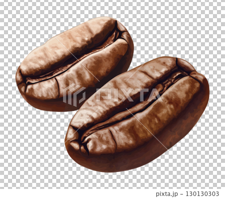 Coffee Beans Illustration 130130303