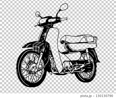 motorcycle icon black and white concept motorcycle icon black and white concept 130130790