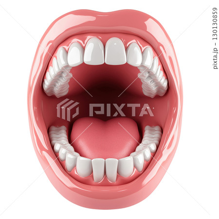 Open Human Mouth 130130859