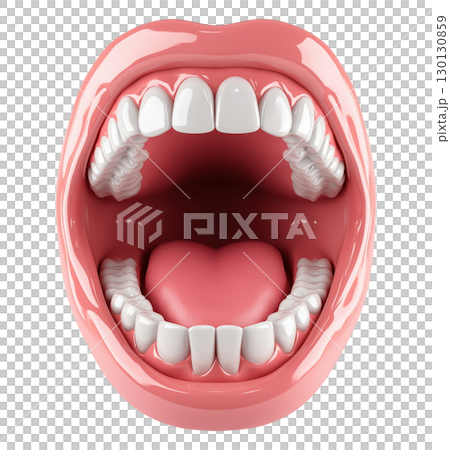 Open Human Mouth 130130859