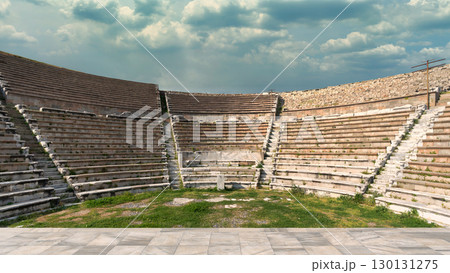 Ancient Roman Theater of Pergamon in Bergama, Izmir, Turkey Ancient Roman Theater of Pergamon in Bergama, Izmir, Turkey 130131275