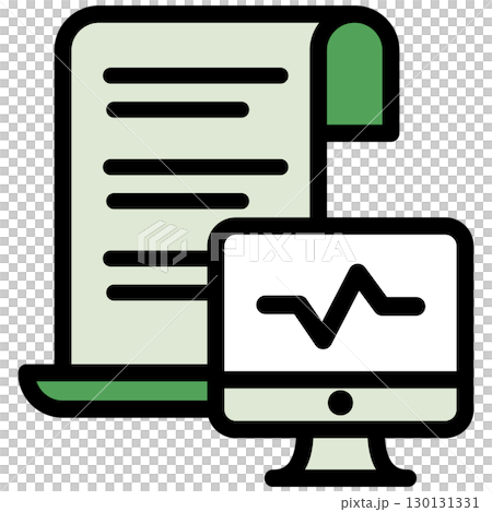 Illustration icon material: Pharmaceutical medical file 235 130131331