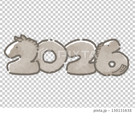 2026年馬年手寫標誌 2026年馬年手寫標誌 130131638