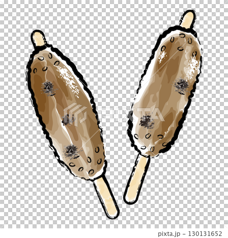 手繪風格，日式風格，五平麻糬 130131652