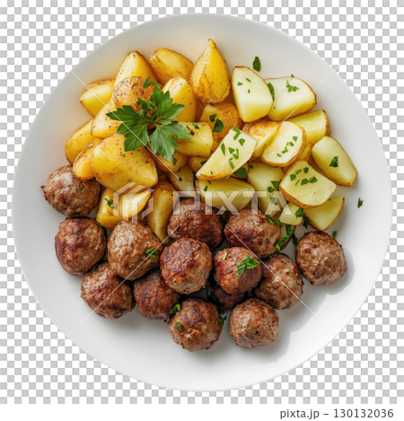 Meatballs and Potatoes 130132036