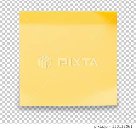 Yellow Paper Noteのイラスト素材 [130132061] - PIXTA