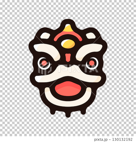 中國舞獅插畫圖示(中國、農曆新年、農曆新年素材) 中國舞獅插畫圖示(中國、農曆新年、農曆新年素材) 130132192